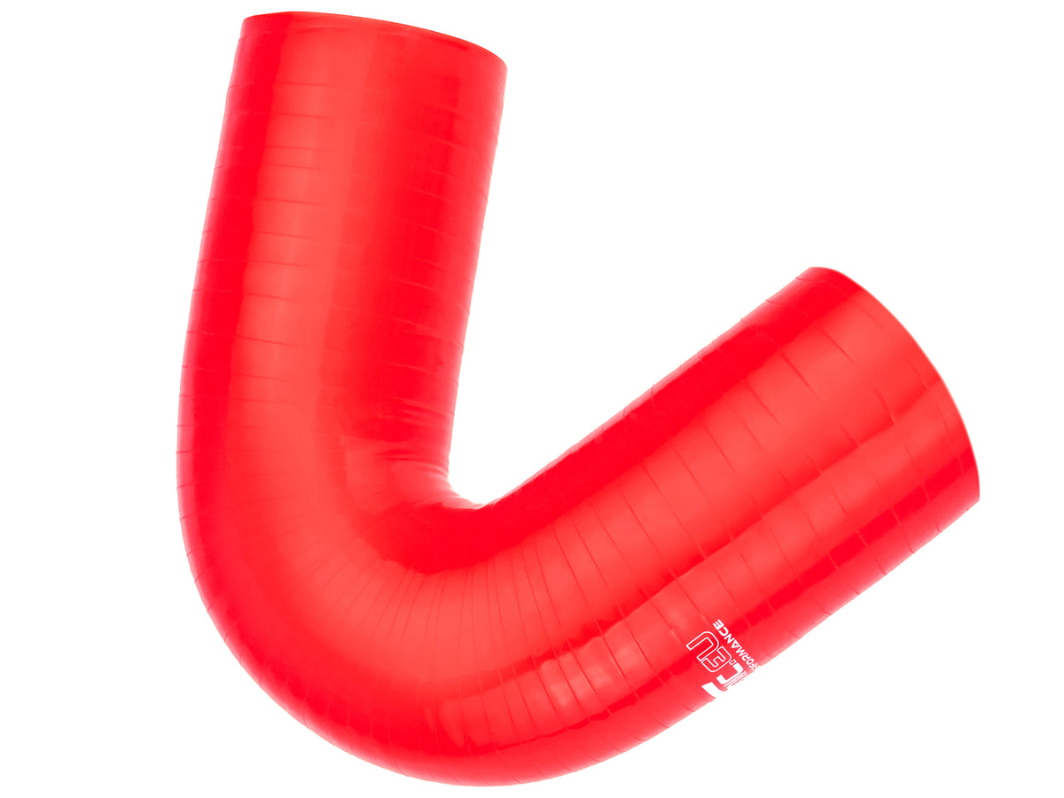 Codo de silicona 135° 54 mm rojo