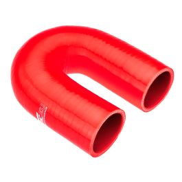 Silicone elbow 180' 51mm Red
