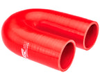 Codo de silicona 180° 41 mm rojo