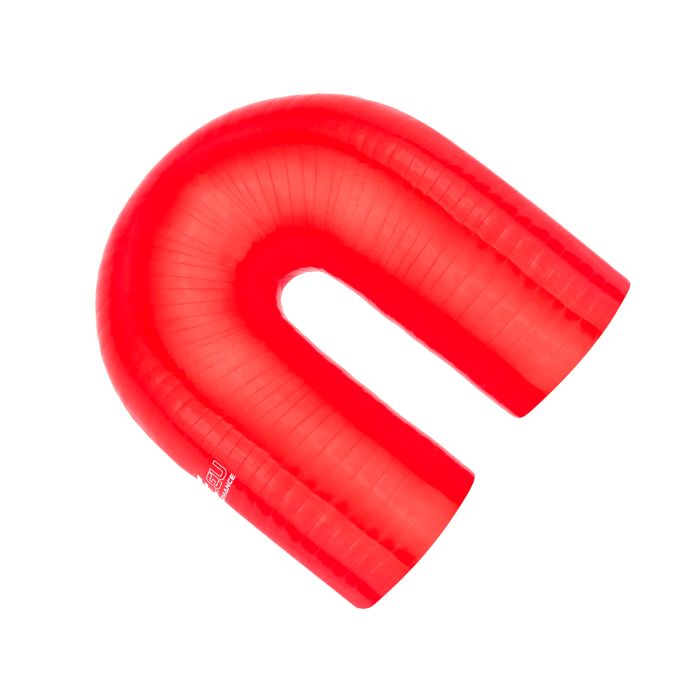 180° Silicone Elbow (54 mm) Red