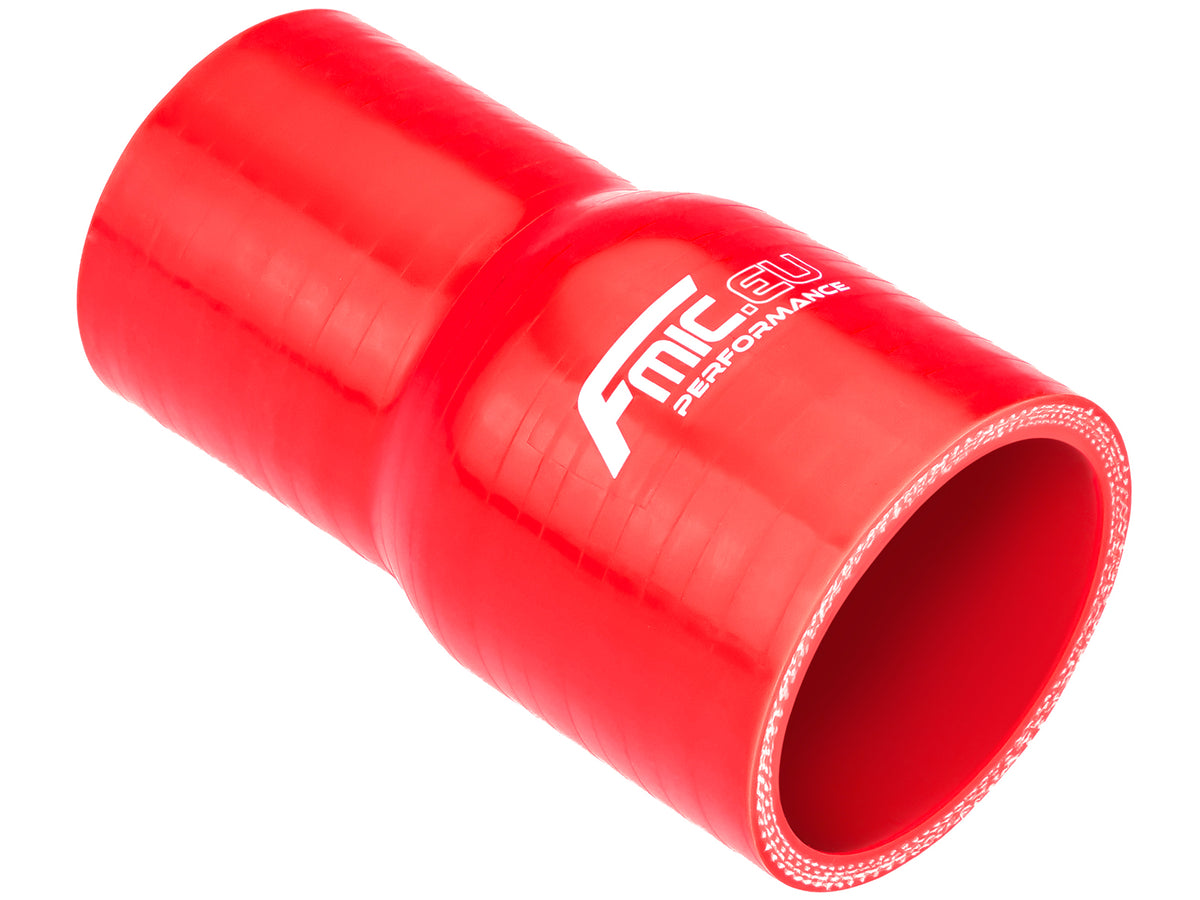 Reductor recto de silicona 35/54 mm rojo