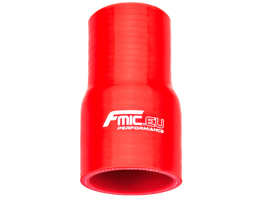 Reductor recto de silicona 45/63 mm rojo