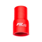 Straight silicone reducer 41/63 mm red