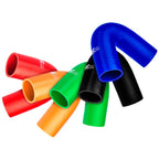 135° silicone elbow (63 mm) black