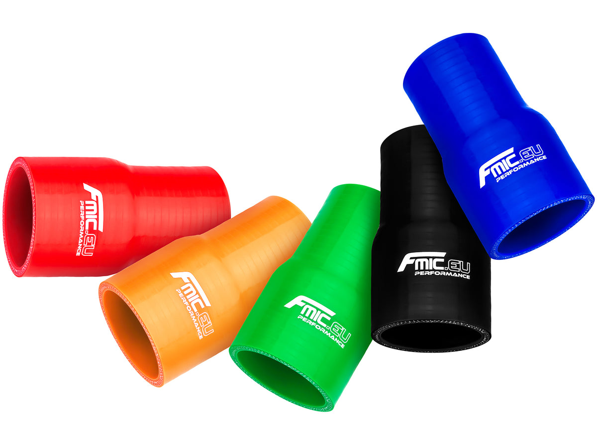 Reductor recto de silicona 35/51 mm rojo