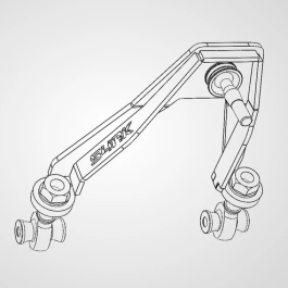 S4RK Adjustable front upper wishbone for Lexus IS 200d 220d 250 300 350 Mk2