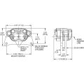 Pinza de freno Wilwood 120-11644 SC10 universal de montaje flotante con 2 pistones