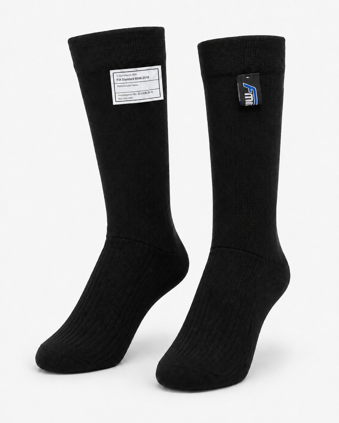 Calcetines ignífugos de competición FMIC.Pro negro FIA 2036 8856-2018 talla M 40-43