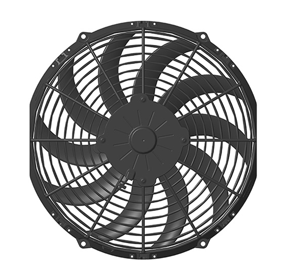 Ventilador de radiador axial impelente SPAL 12V VA10-AP10/C-61S 305 mm