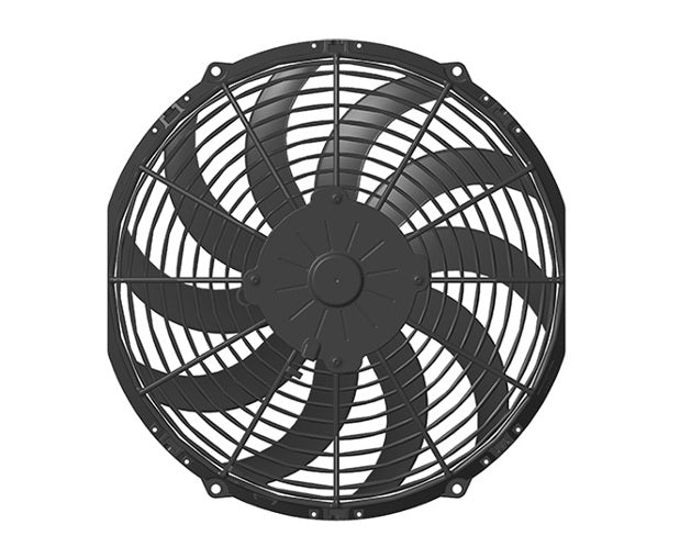 Ventilador de radiador axial impelente SPAL 12V VA10-AP50/C-61S 305 mm