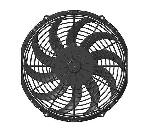 Ventilador de radiador axial impelente SPAL 12V VA09-AP50/C-54S 280 mm