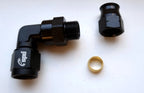 AN6 - 5/16" Cortador de tubos de aluminio hembra Fitter - 90°