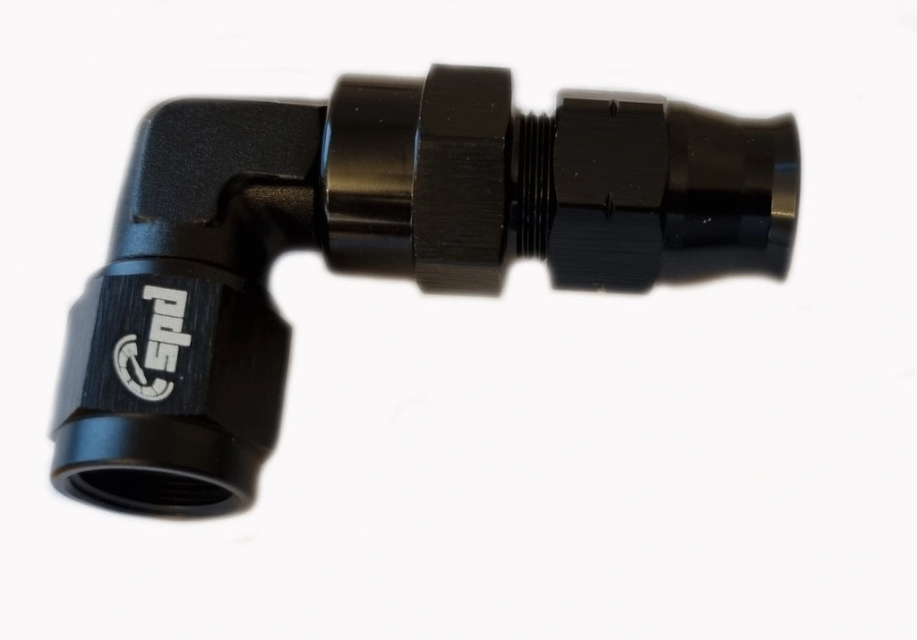 AN6 - 5/16" Cortador de tubos de aluminio hembra Fitter - 90°