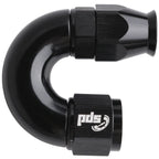 Extremo de manguera flujo total PTFE AN12 180°