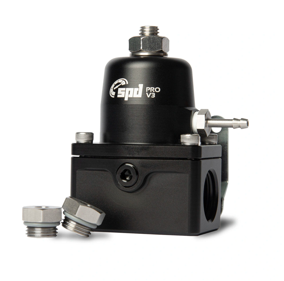 Regulador de presión de combustible SPD V3 PRO E85 Negro