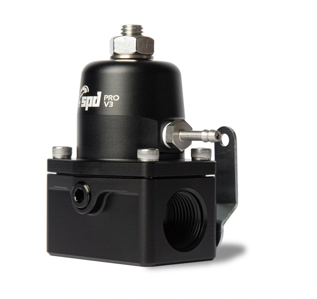Regulador de presión de combustible SPD V3 PRO E85 Negro