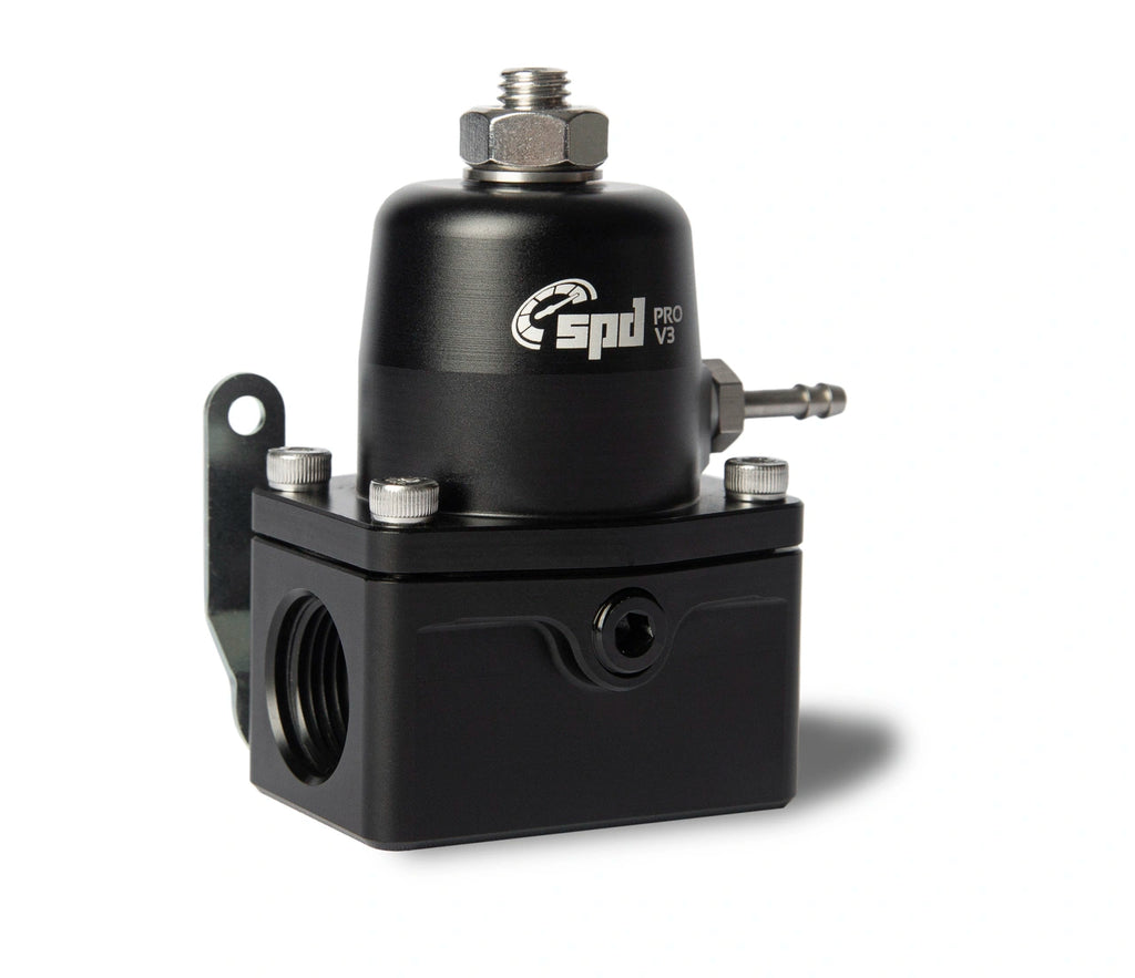 Regulador de presión de combustible SPD V3 PRO E85 Negro