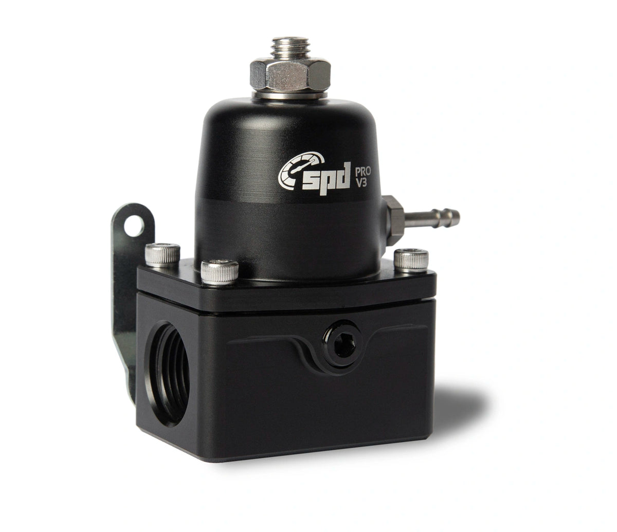 Regulador de presión de combustible SPD V3 PRO E85 Negro