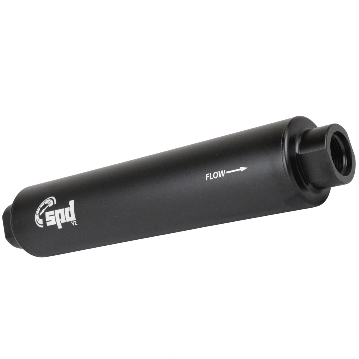 Filtro de combustible SPD V2 10 Micron E85 negro