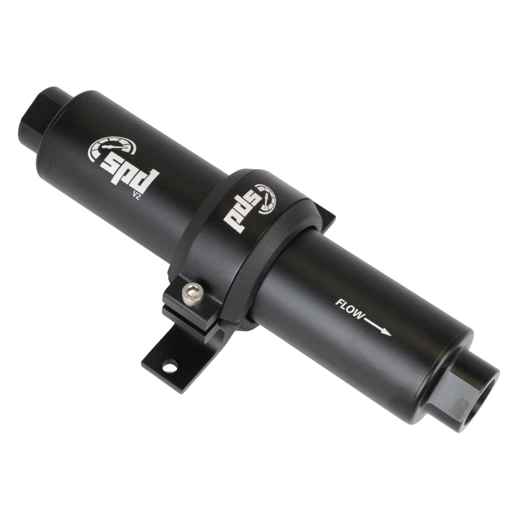 Filtro de combustible SPD V2 10 Micron E85 negro