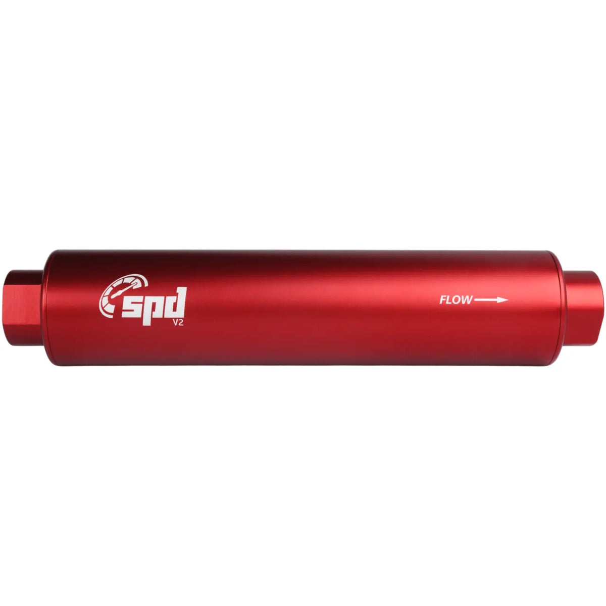 Filtro de combustible SPD V2 10 Micron E85 rojo