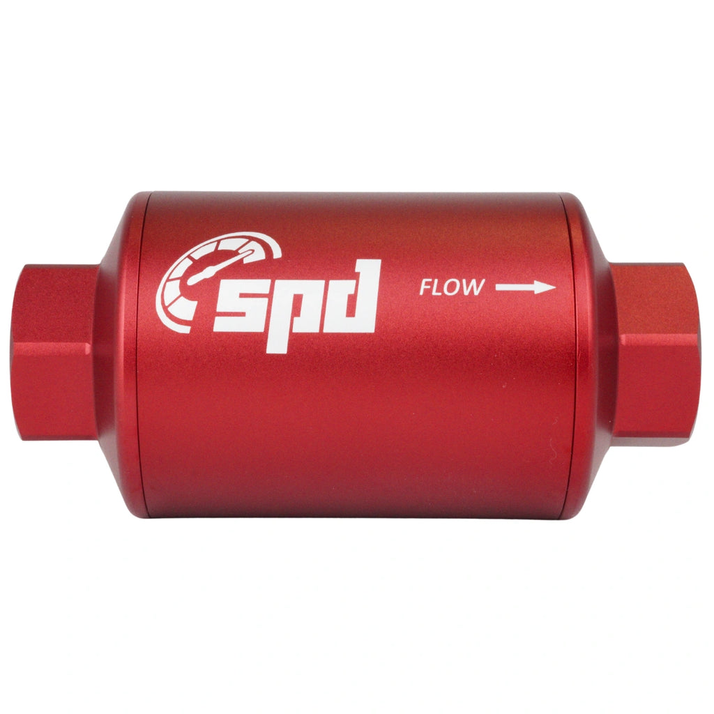 Filtro de combustible SPD Compacto 10 Micron E85 ROJO