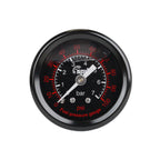 Manómetro de presión de combustible SPD 0-7 bar negro