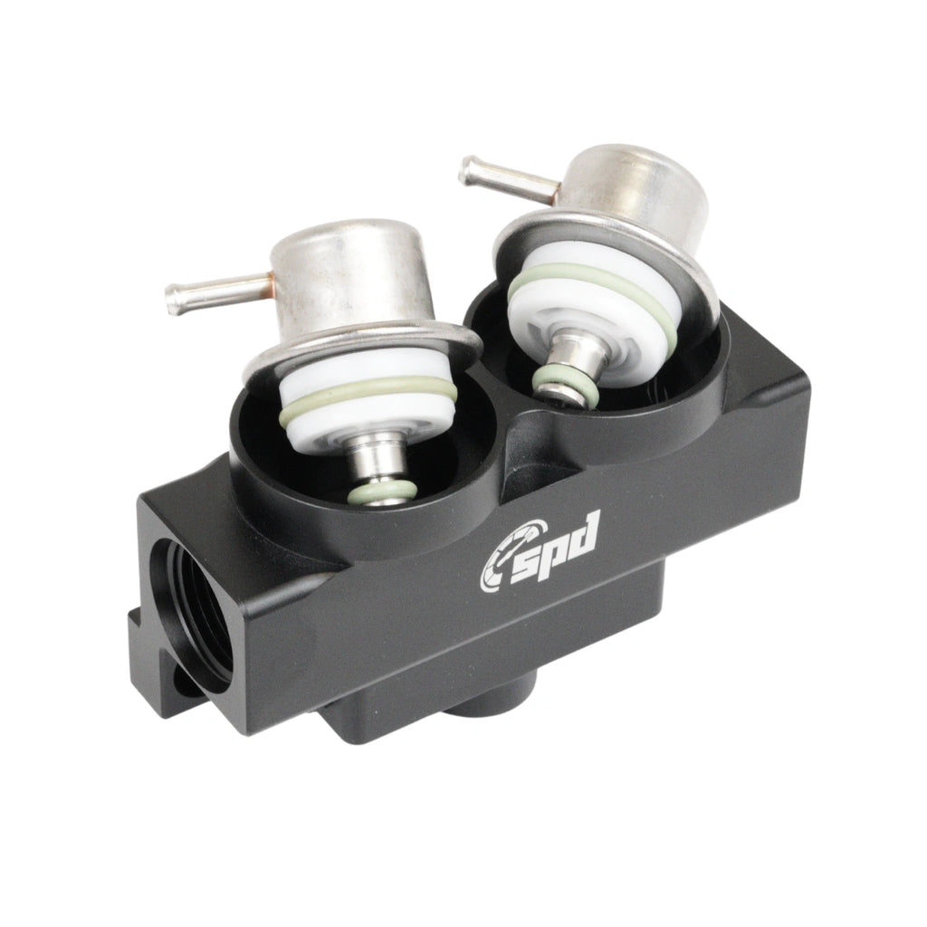 Regulador de presión de combustible SPD V4 E85 Negro (3bar)