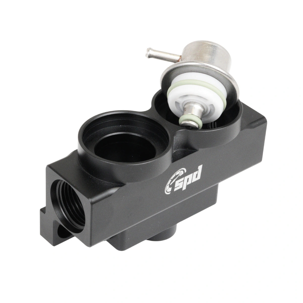 Regulador de presión de combustible SPD V4 E85 Negro (3bar)