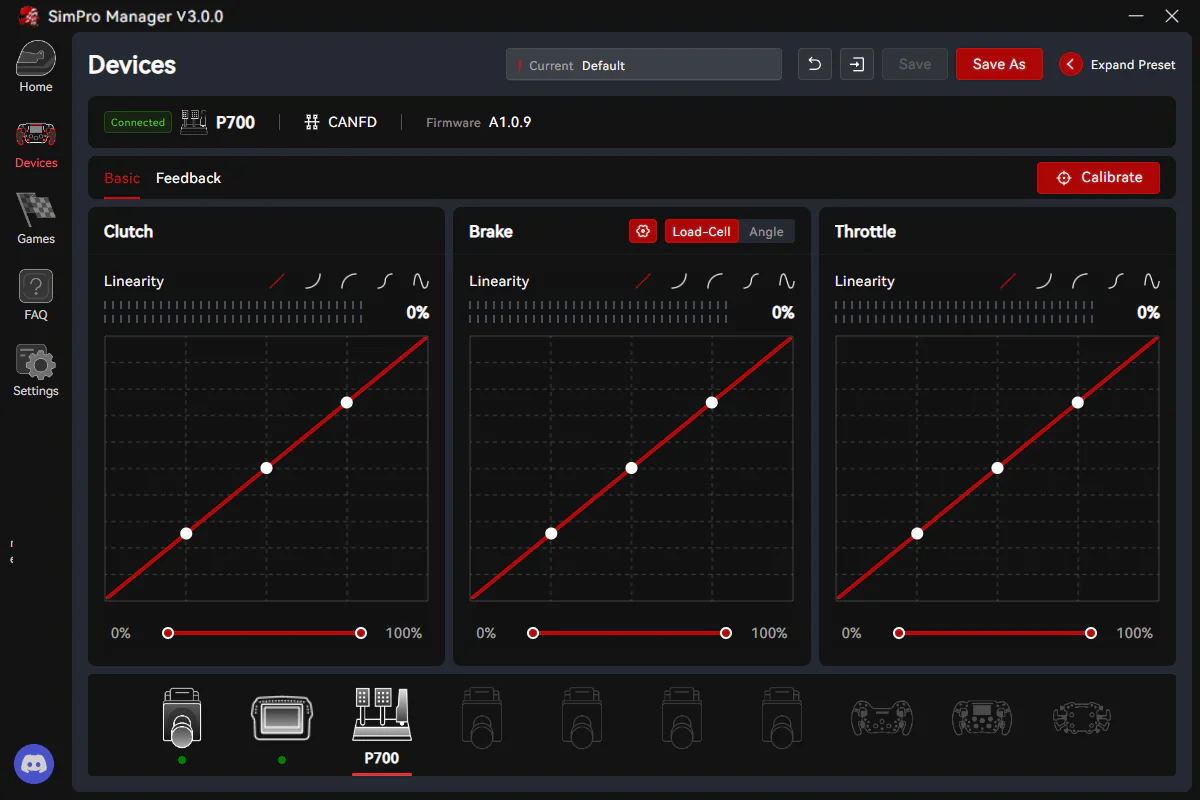 Pedalera SIMAGIC P700 pedales simulador simracing