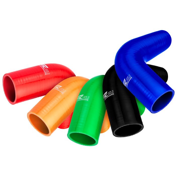 90° 60mm blue silicone elbow