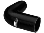 Codo de silicona 90' 151 mm negro