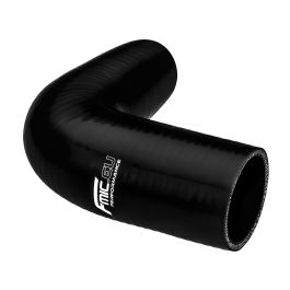 Silicone elbow 90' 57mm Black