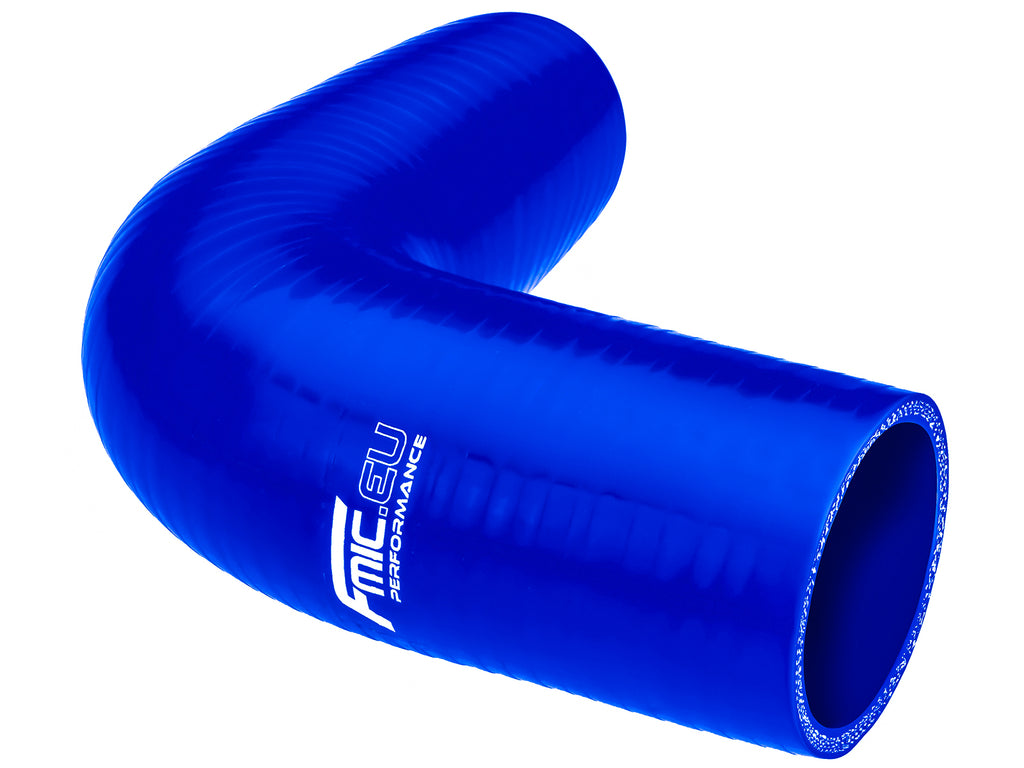 Codo de silicona 90' 11 mm azul