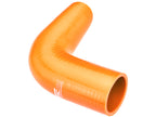 Codo de silicona 90' 11 mm naranja