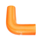 90° silicone elbow (127 mm) orange