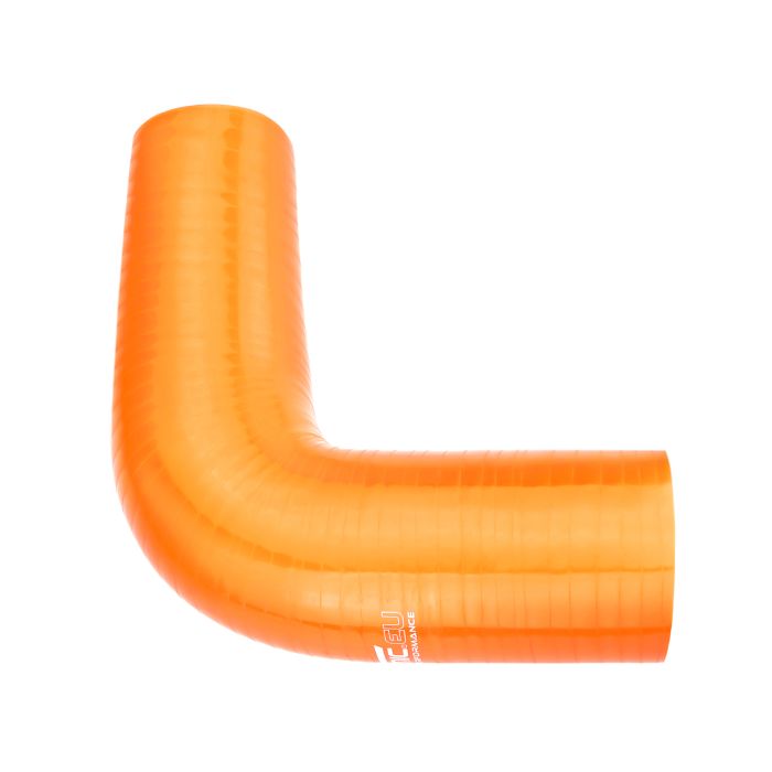 90° silicone elbow (70 mm) orange