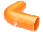 Codo de silicona 90° 22 mm naranja