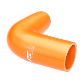 Silicone elbow 90' 51mm Orange