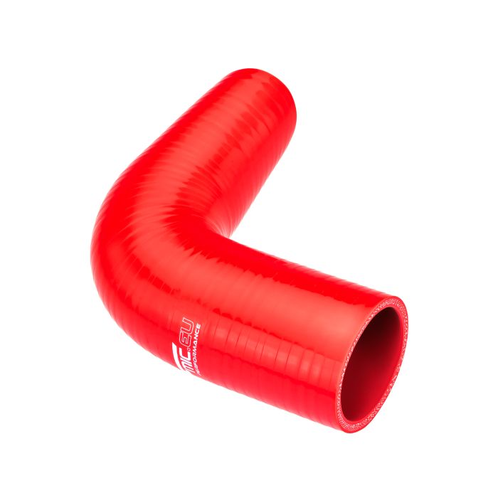 90° 48mm Silicone Elbow, Red
