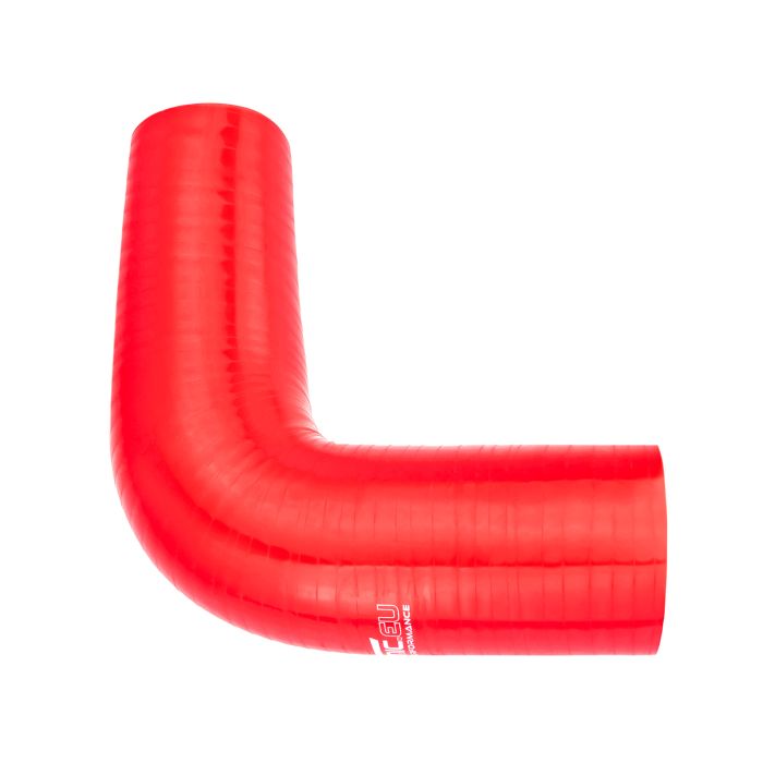 90° Silicone Elbow, 63mm, Red