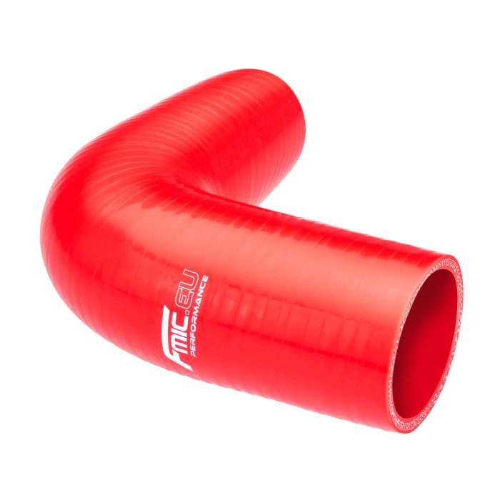 90° Silicone Elbow (54mm) Orange