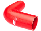 Codo de silicona 90° 51 mm rojo