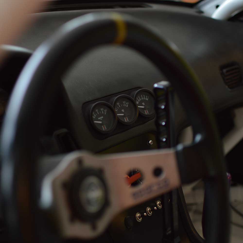 Nissan s13 gauge holder super angle – 3 gauges