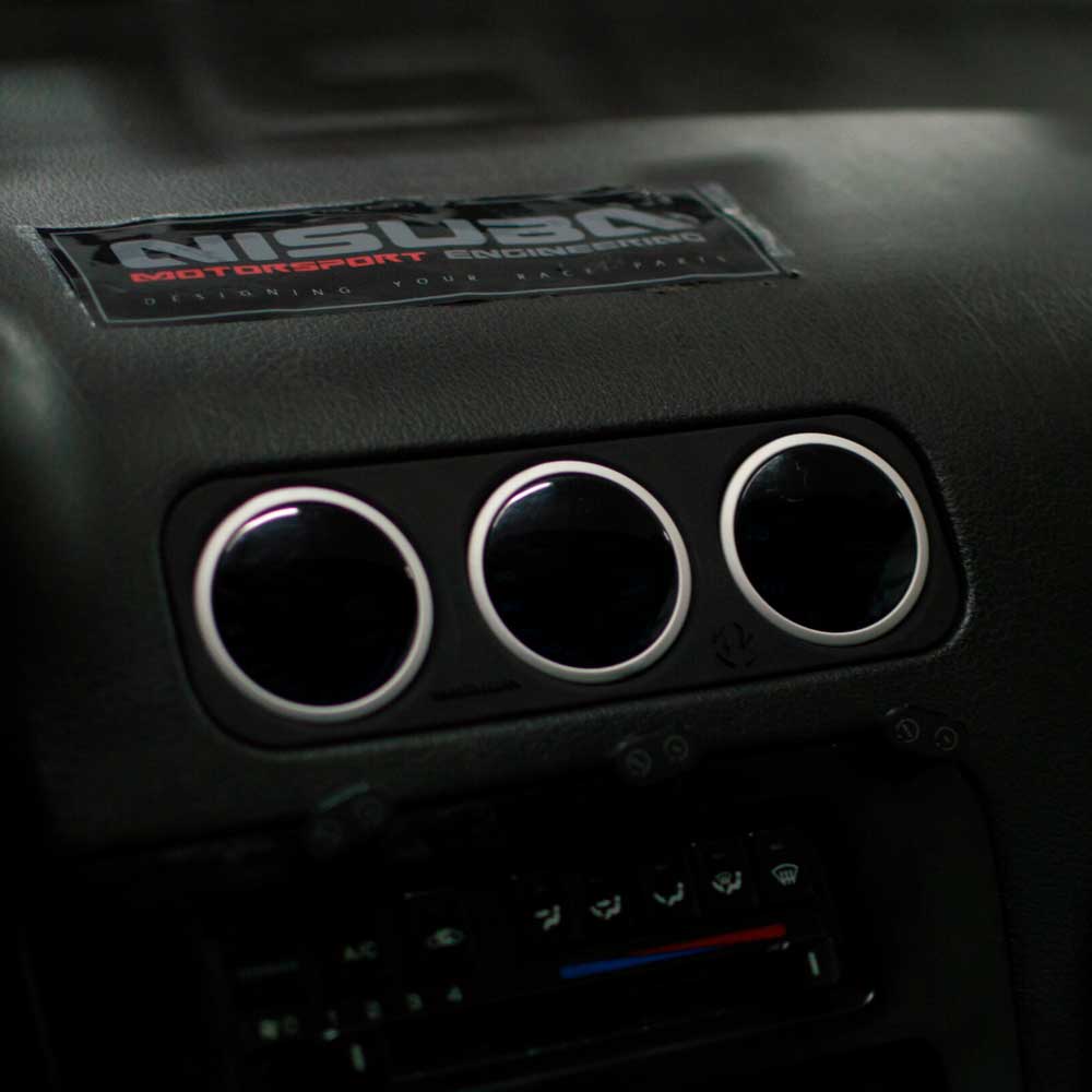 Soporte relojes camuflados Nissan s13 – 3 relojes