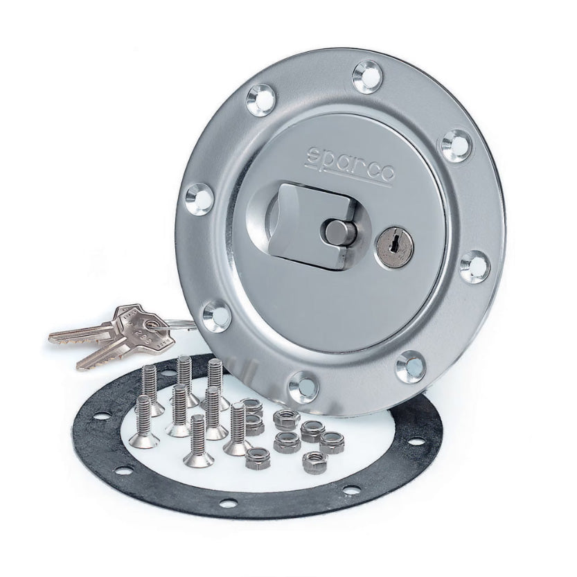 Aluminio de la tapa del combustible Sparco (LOCK)