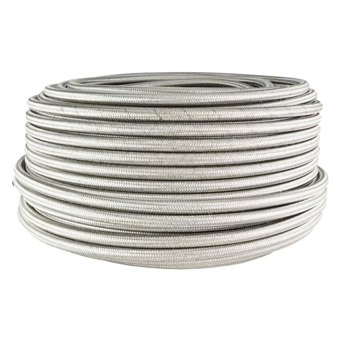 FMIC.EU 8mm Fuel Vacuum Coolant Hose, Stainless Steel Braided.
