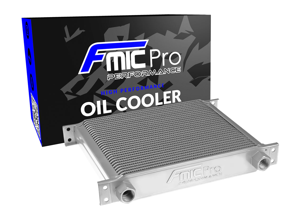Radiador de aceite Fmic.Pro 30 filas plateado