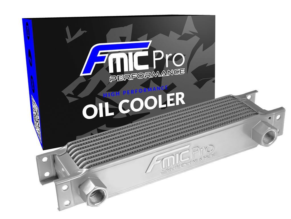 Radiador de aceite Fmic.Pro 9 filas plateado