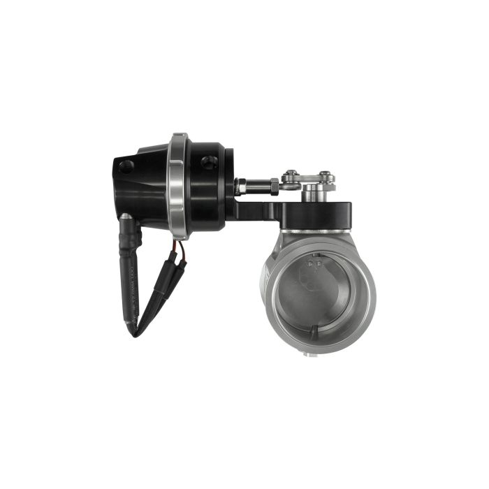 BoostGate50 7PSI Compressed Gas Dump Valve Black with Integrated Solenoids Turbosmart TS-0265-1252